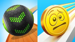 Going Balls Vs Coin Rush Android iOS Mobile Gameplay Walkthrough