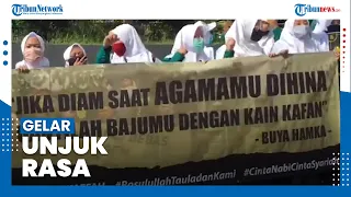 Mahasiswa Bogor Gelar Unjuk Rasa di Tugu Kujang, Memprotes Karikatur Nabi Muhammad di Prancis