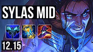 SYLAS vs AKALI (MID) | 72% winrate, 13/2/7, Godlike | EUW Master | 12.15