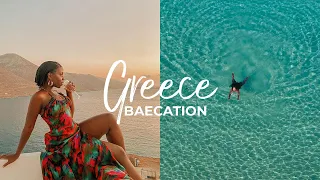 EPIC BAECATION IN GREECE | SWIMMING IN CAVES, SNORKLING, QUAD BIKING | AMORGOS TRAVEL VLOG