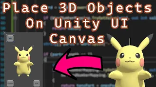 How to Render 3D Objects on a Unity UI Canvas (Simple)