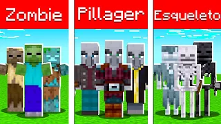 10 MOBS e suas VARIAÇÕES no MINECRAFT