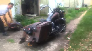 Harley Davidson rat rod RoadKing Bagger