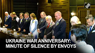 One year of Russia-Ukraine War, EU Ambassador, Heads of Missions observe a minute’s silence