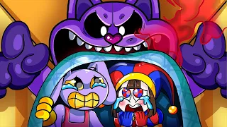 CATNAP Attack POMNI & JAX?! Digital Circus x Poppy Playtime 3 UNOFFICIAL Animation