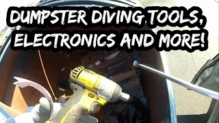 Dumpster Diving - Tools, Electronics and Lot's of Metal