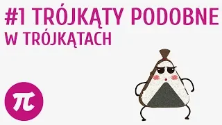 Trójkąty podobne w trójkątach #1 [ Podobieństwo trójkątów ]