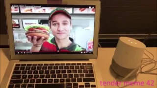 google home burger king ad