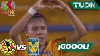 ¡GOLAZO! Ovalle la pone en el ángulo | Tigres 1-0 América | Campeón de Campeones Femenil | TUDN