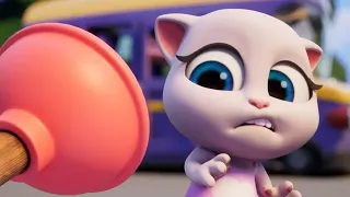 Tom perdió el regalo de Angela | Cortos de Talking Tom | Dibujos animados | WildBrain Niños