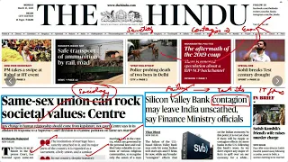 13 March 2023, The Hindu Newspaper | Prelim Booster News Analysis | UPSC Current Affairs | NEWS