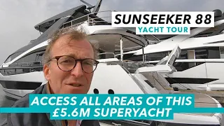 Sunseeker 88 Yacht tour | Access all areas of this £5.6m transformer yacht | Motor Boat & Yachting