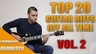 TOP 20 Guitar Riffs of ALL TIME | VOL.2