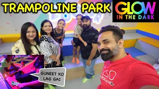 Glow in the Dark TRAMPOLINE PARK in Delhi | Zooper