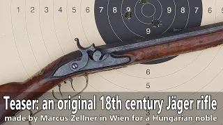 Teaser: Shooting and hunting with an 18th century Jäger rifle