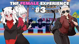 Blade Ball but triple female experience (funny moments) #12