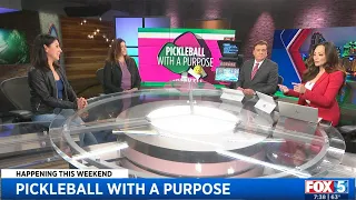 Fox5 interview highlights Pickleball with a Purpose to benefit GenerateHope