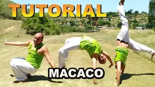 CAPOEIRA  TUTORIAL#01 (Macaco / Macaquinho / pulo do Macaco) - Aprendendo a florear 2.0