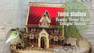 Tonic Studios Festive Home Decor Delight Bundle | Gingerbread House