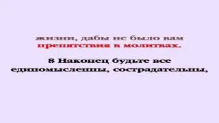 Видеобиблия. 1-е Послание Петра. Глава 3