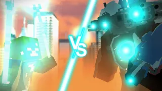 The Ultra Drowned vs Titan Cameraman: Improved Version - A Battle Animation