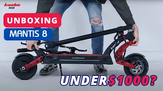 Under $1000？？Unboxing the Best E-Scooter Kaabo Mantis 8！！