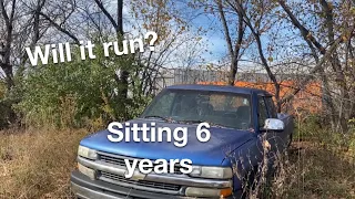 2001 Chevrolet Silverado 2500 sitting 6 years. Will it START AND RUN after being left for dead?