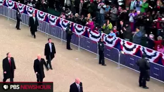 Watch Vice President Biden Walk and Greet Visitors in Parade