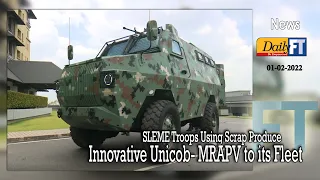 SLEME Troops Using Scrap Produce Innovative Unicob- MRAPV to its Fleet