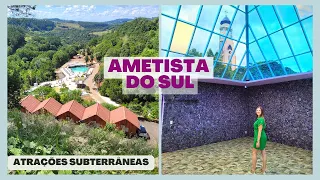 Ametista do Sul RS - City of precious stones | Underground tours in the Belvedere mine complex