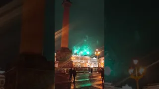 fireworks at state hermitage museum - 📍st Petersburg Russia 🇷🇺♥️