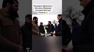 Кадыров приказал догнать машину которая привысила скорость