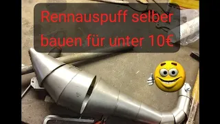 2 Takt Rennauspuff selber bauen- Simson Tuning