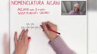 Nomenclatura degli Alcani: alcano con due sostituenti uguali