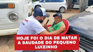 O LUIZINHO ESTÁ IRRECONHECÍVEL.