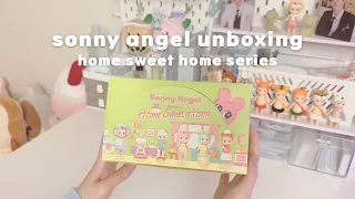 unboxing sonny angel home sweet home series 🏠📖🥣 | asmr, blind box