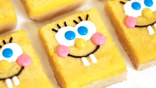 SPONGEBOB LEMON BARS - NERDY NUMMIES