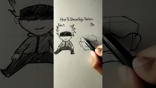 How To Draw Gojo | Jujutsu kaisen✍️