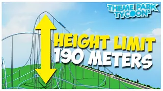 Rollercoaster to HEIGHT LIMIT a Good or BAD Idea in Theme Park Tycoon 2?