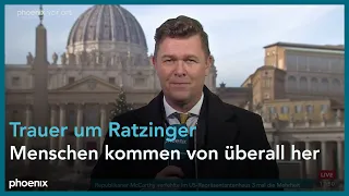 Stephan Kulle zur Trauer um den verstorbenen ehemaligen Papst Joseph Ratzinger am 04.01.23