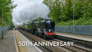 35028 Clan Line & 44871 visit Bath with the Belmond British Pullman & Gloucester Express - 2024