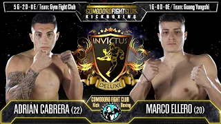 Adrián Cabrera vs Marco Ellero - IDC & CFC - Kickboxing 72Kg