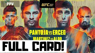 UFC 301 Predictions Pantoja vs Erceg Full Card Betting Breakdown