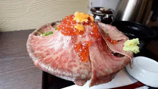 A5 WAGYU and TUNA Rice Bowl | Hidden Japanese Food in Shibuya