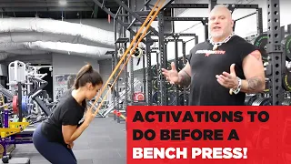 ACTIVATIONS TO DO BEFORE A BENCH PRESS!