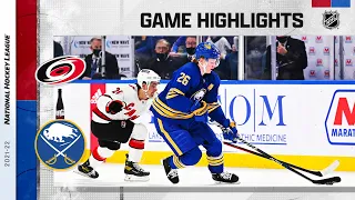 Hurricanes @ Sabres 4/5 | NHL Highlights 2022