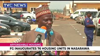 (WATCH) FG Inaugurates 76 Housing Units In Nasarawa