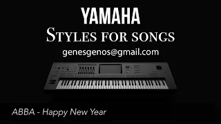 ABBA - Happy New Year (STYLE FOR YAMAHA PSR-SX900, GENOS)