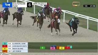 Gulfstream Park Carrera 6 - 24 de Abril 2022