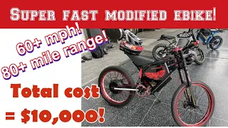 MUST SEE HIGHLY MODIFIED EBIKE | ELECTRIC SCOOTER ACADEMY